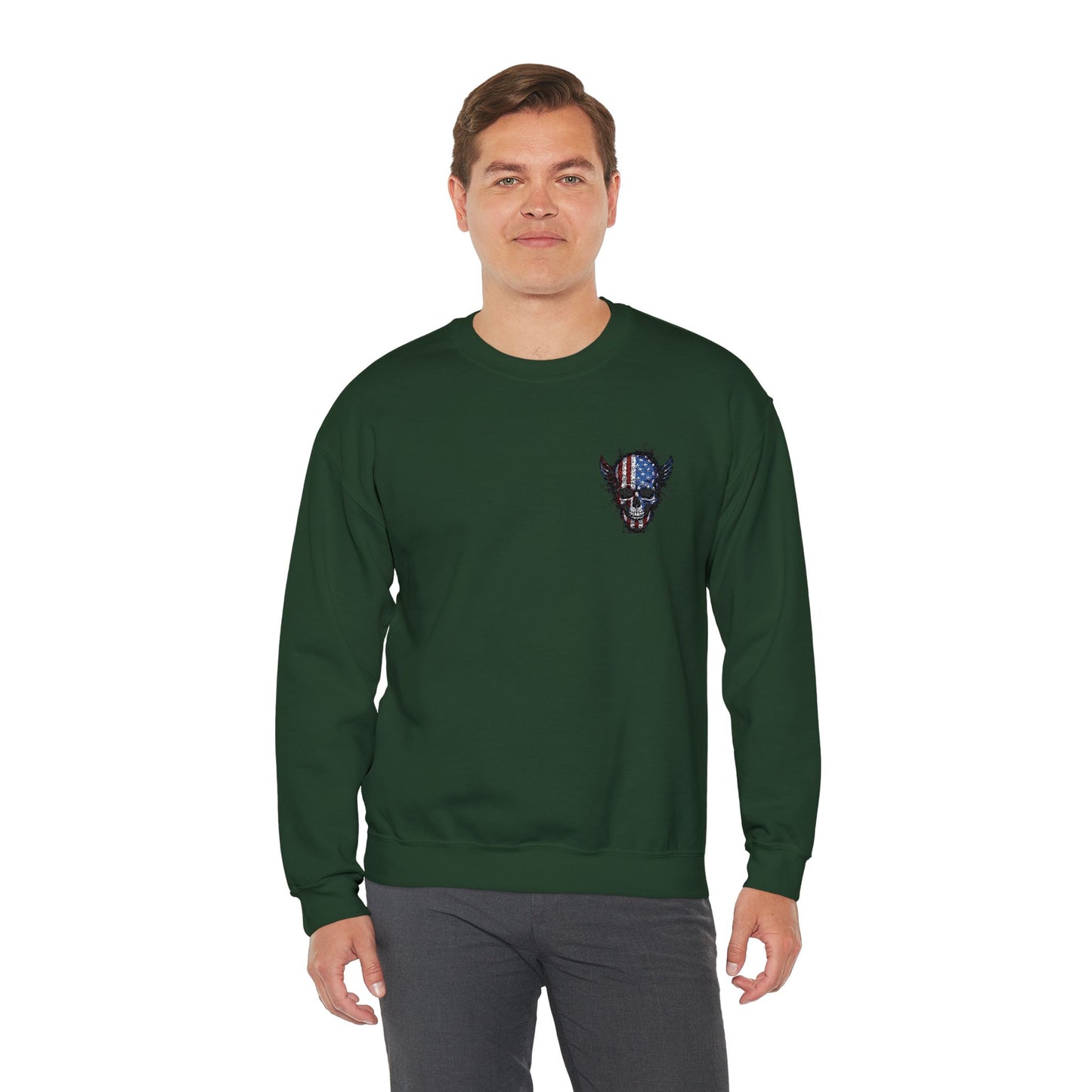 Artistic Graphic Crewneck Sweatshirt - Bold Design for Creative Souls