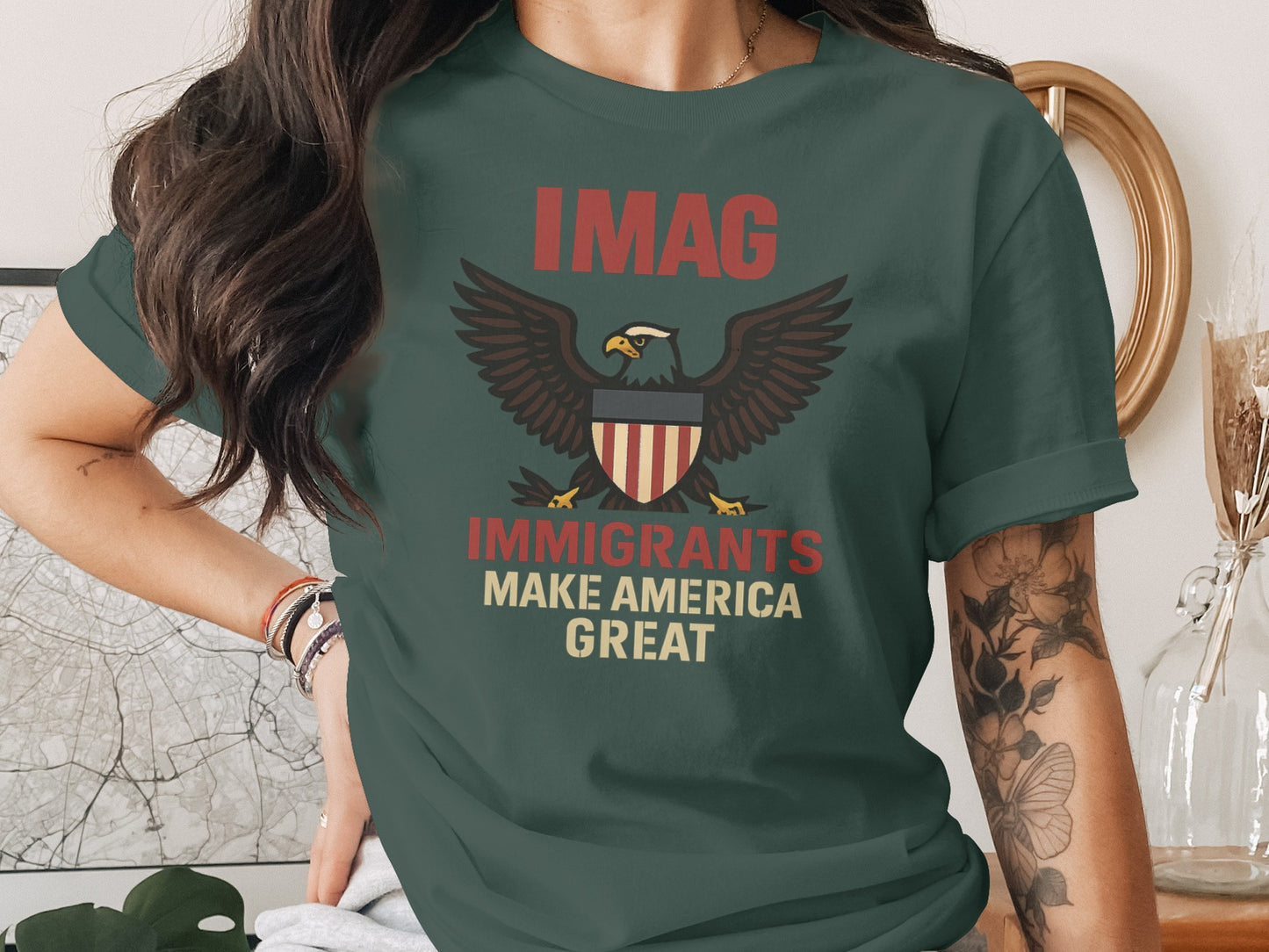 Immigrants Make America Great IMAG Tee product