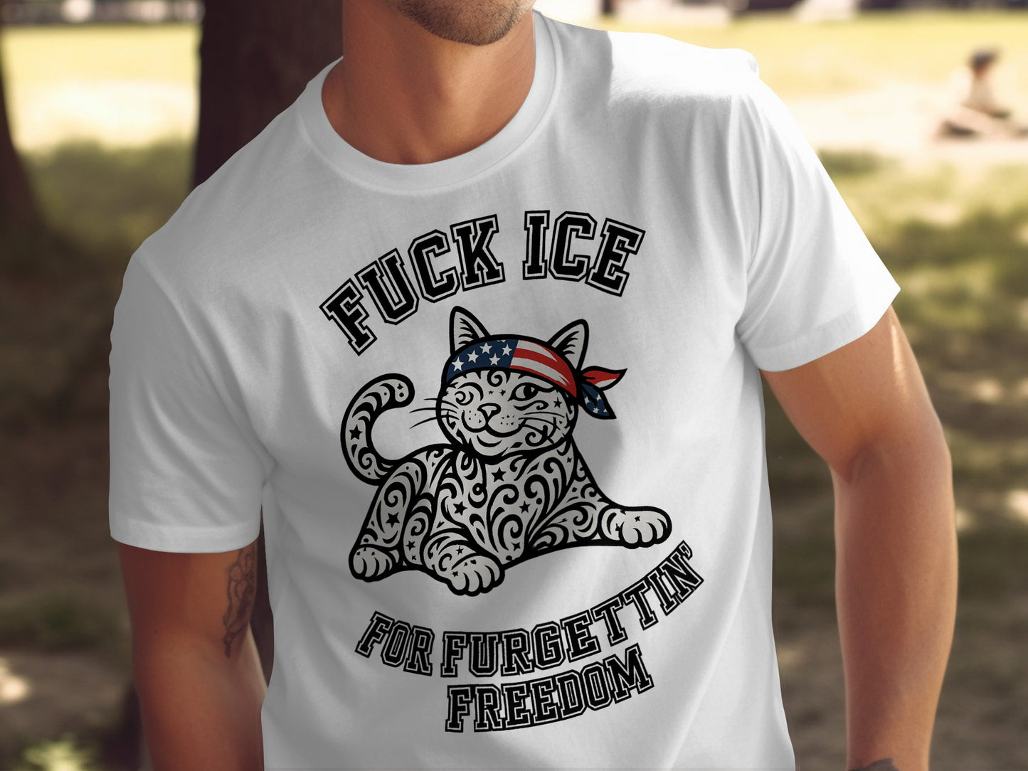 Fuck Ice For Furgettin Freedom Graphic T-shirt product