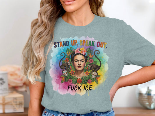 Stand Up Speak Out Frida Shirt protest product