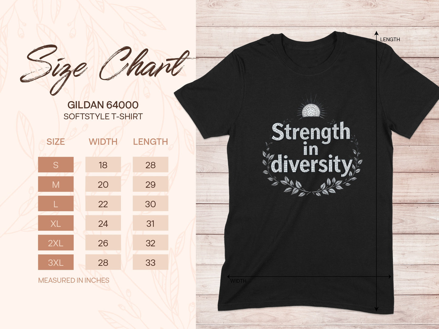 Strength in Diversity Gildan 64000 Softstyle T-shirt product
