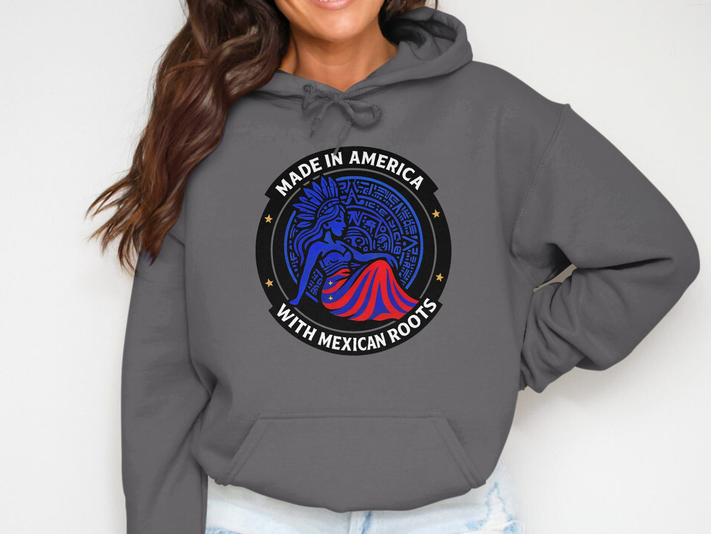 Made in America With Mexican Roots Hoodie Product