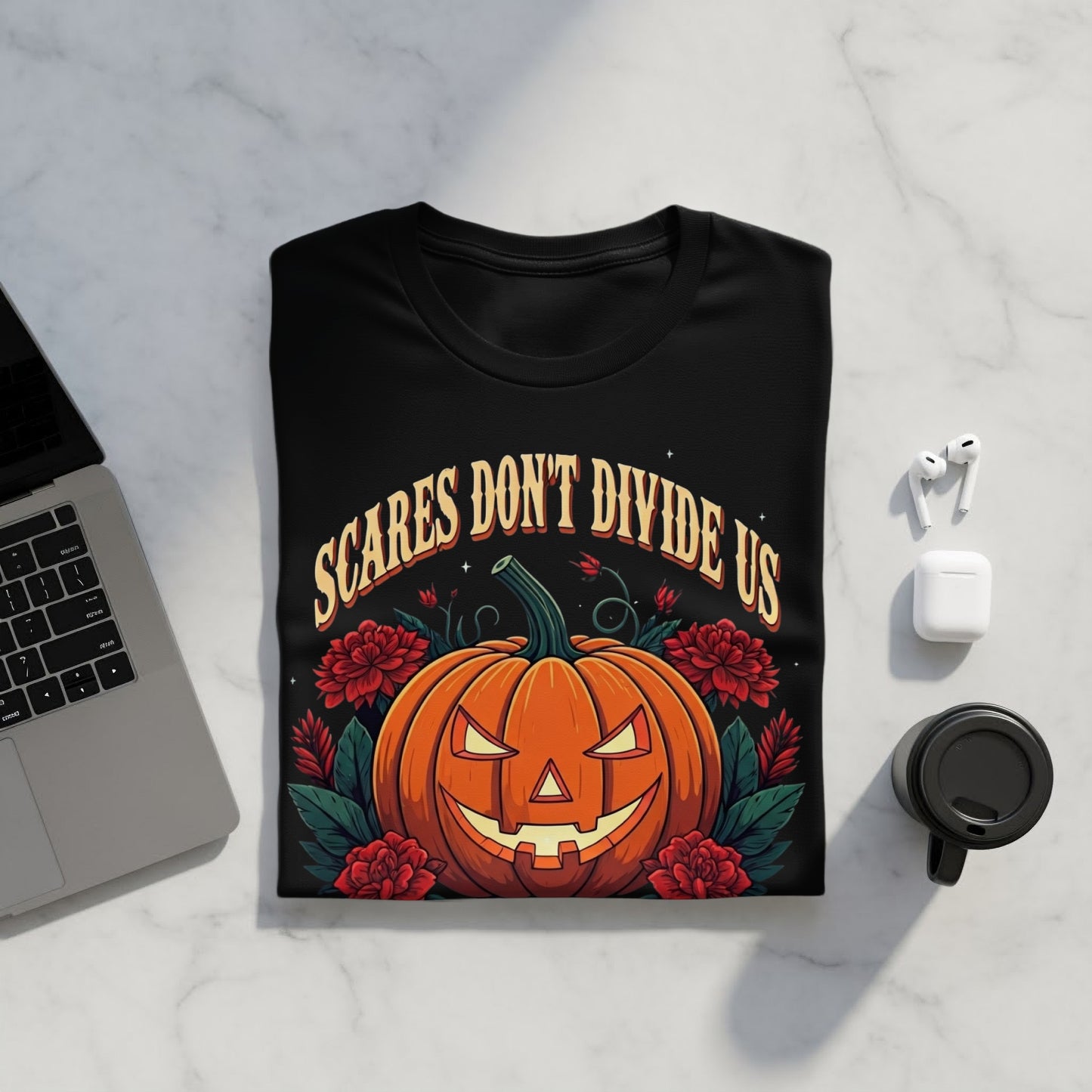 Scares Don't Divide Us Halloween T-shirt product