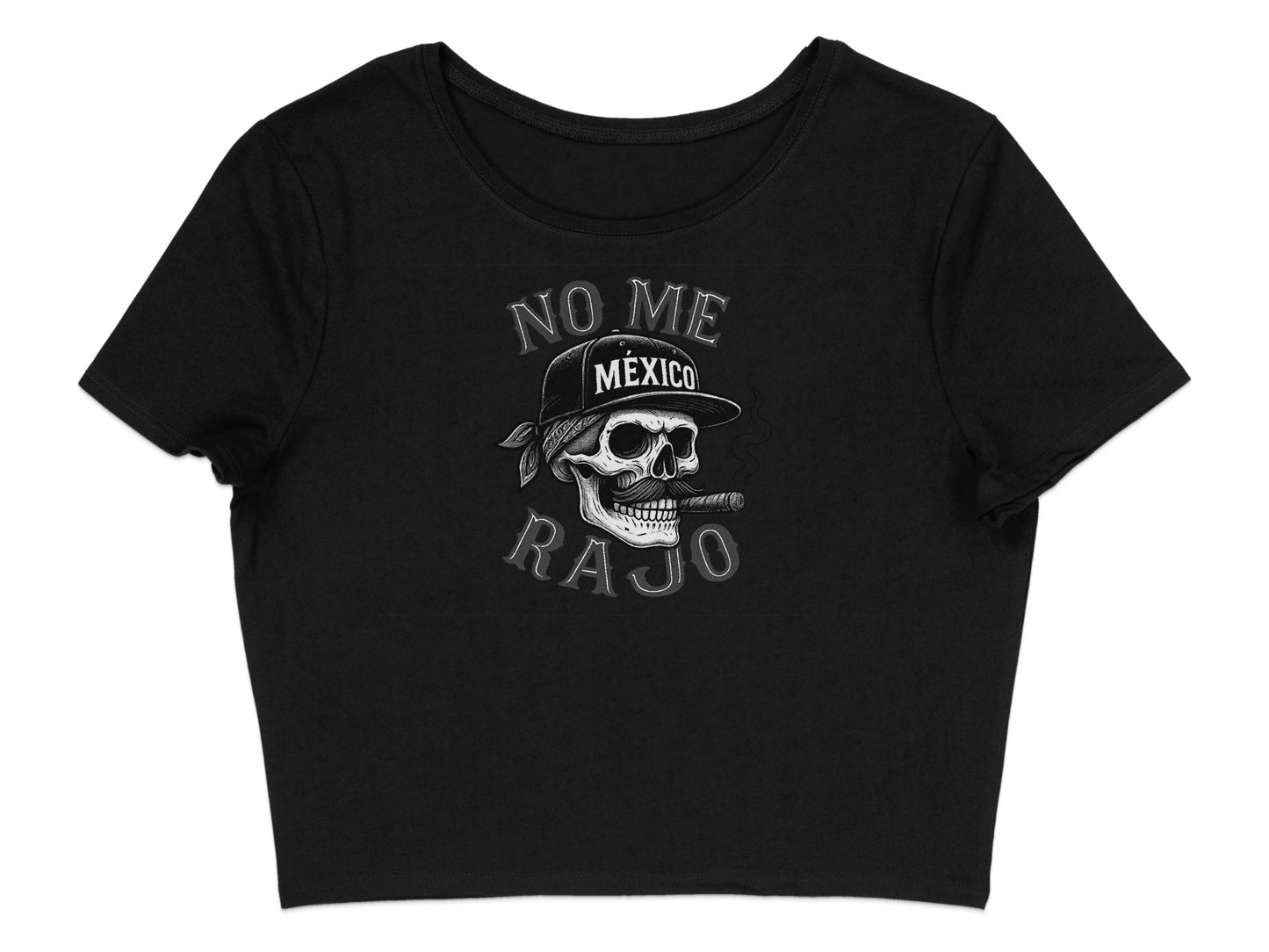 Skull with No Me Rajo Graphic Tee product type