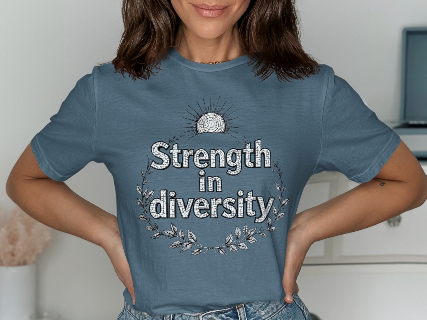 Strength in diversity graphic tee product type