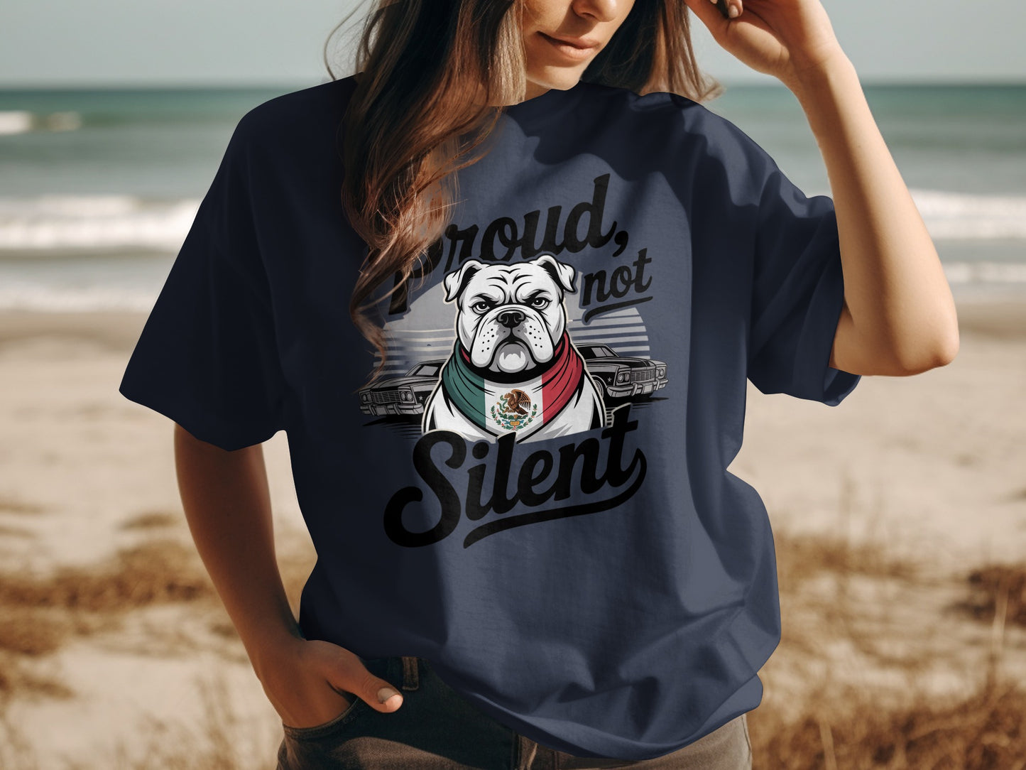 Proud Not Silent Bulldog Graphic T-Shirt product