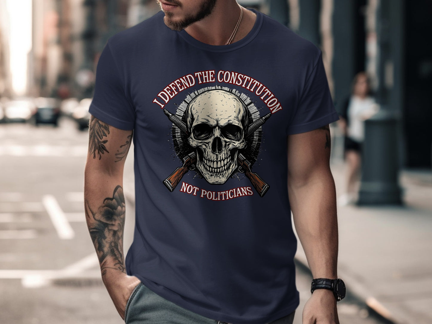 I Defend The Constitution Not Politicians T-shirt