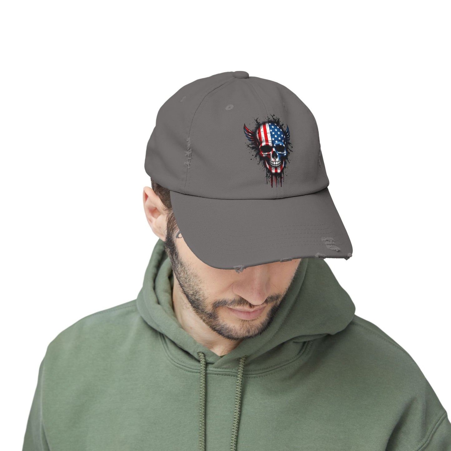 Vintage American Freedom Distressed Cap