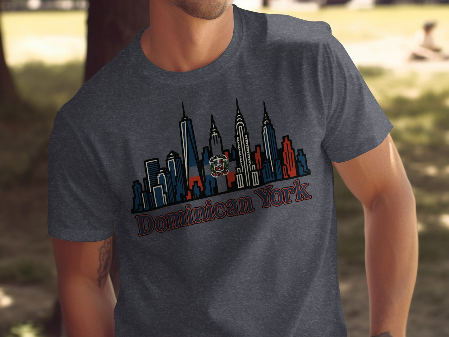 Dominican York City Skyline Graphic T-shirt product type