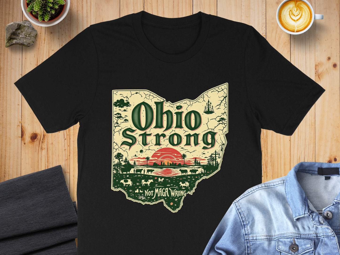Ohio Strong Not MGT WRNG T Shirt product