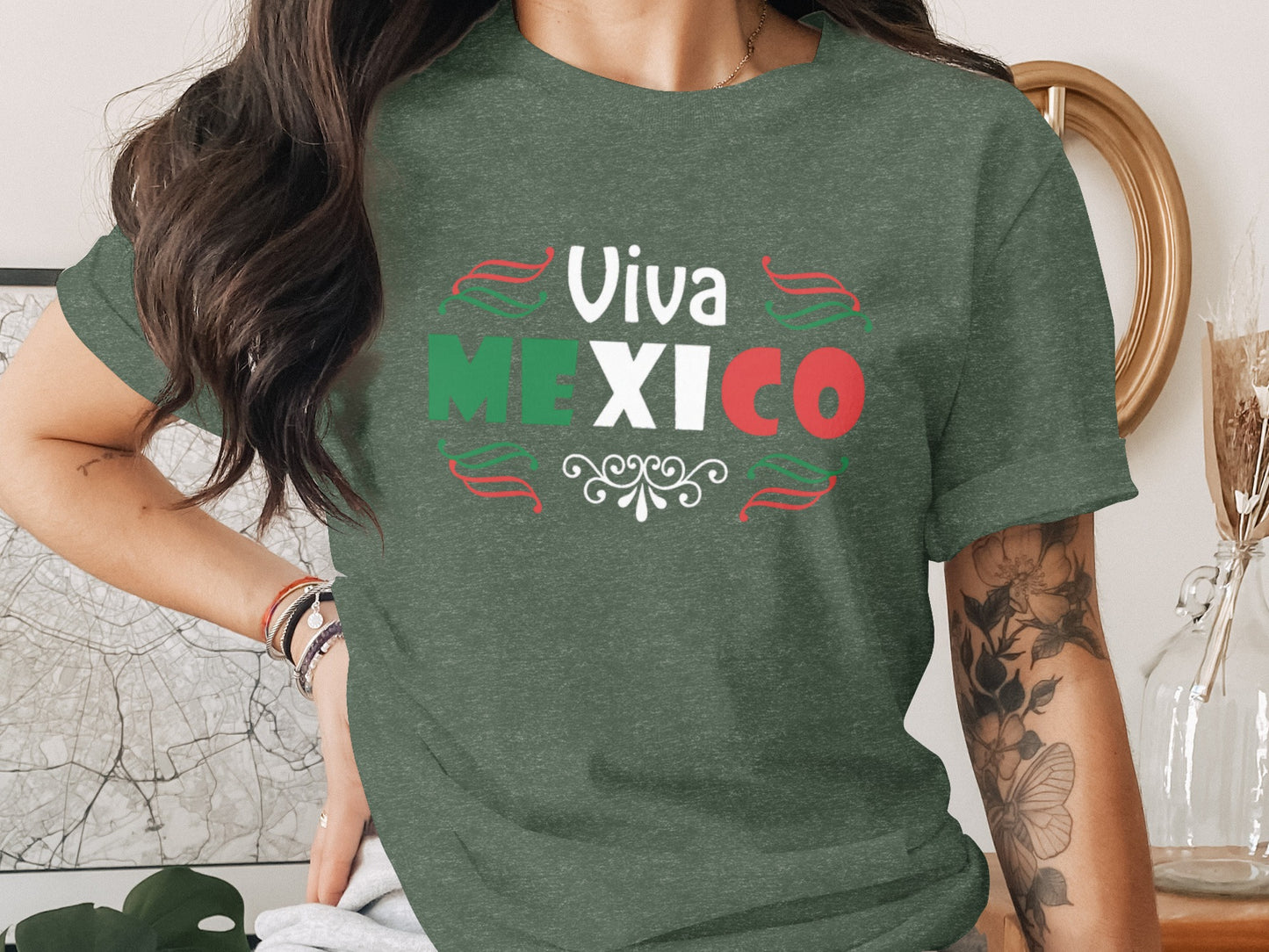 Viva Mexico Colorful Design T-shirt product type