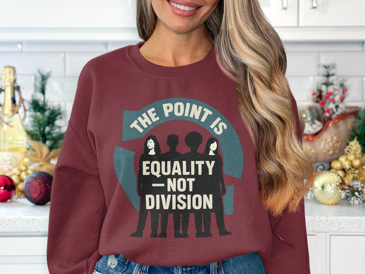 The Point Is Equality Not Division Sweatshirt product type