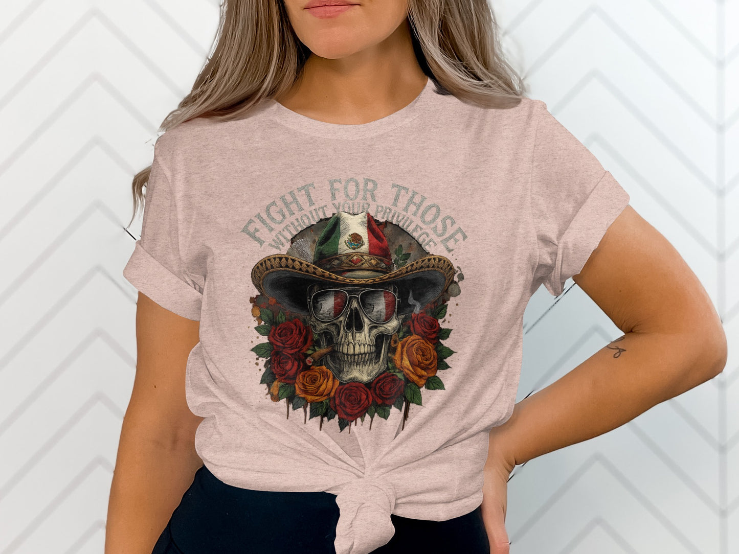 Fight For Those Without Your Privilege Graphic T-shirt