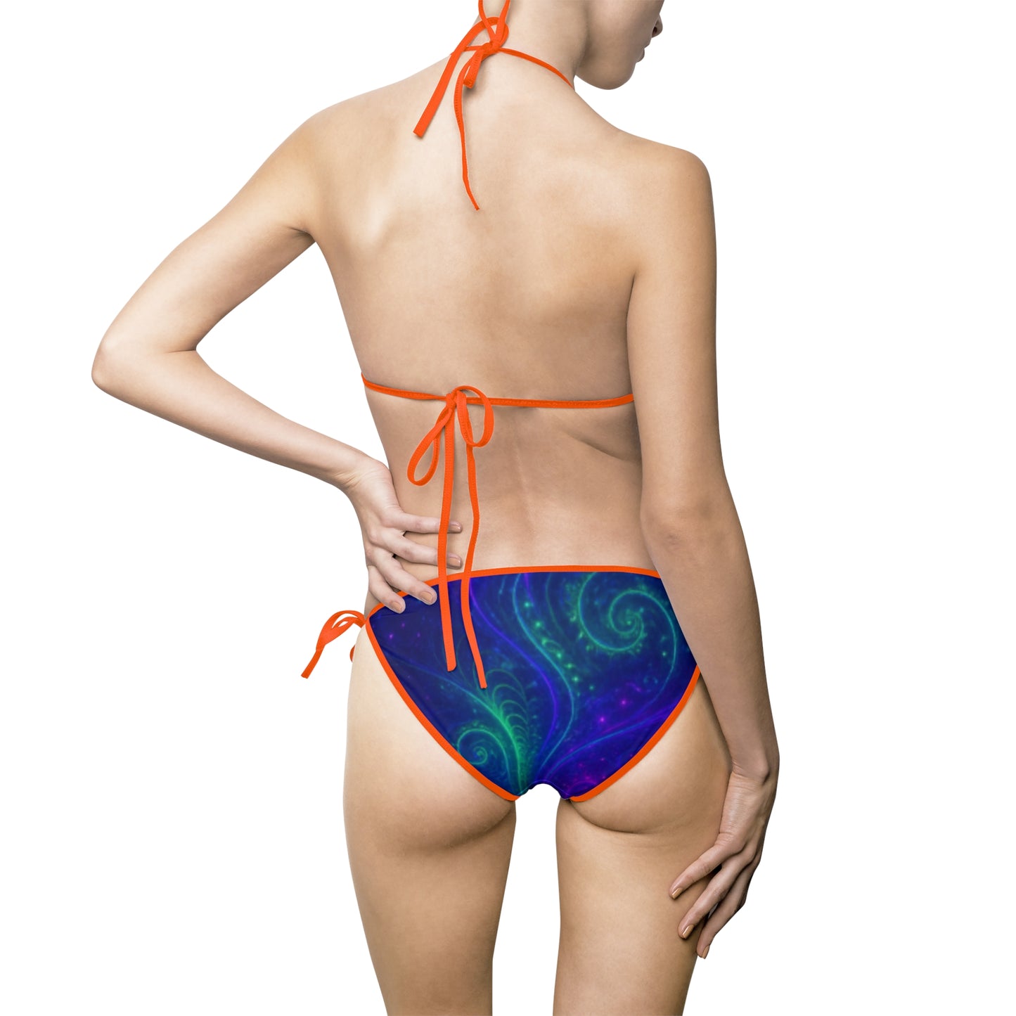 Pride-Inspired Women's Bikini Swimwear, Beachwear, Summer Fun Swimsuit, LGBTQ+ Ally Bathing Suit, Pool Party Swim
