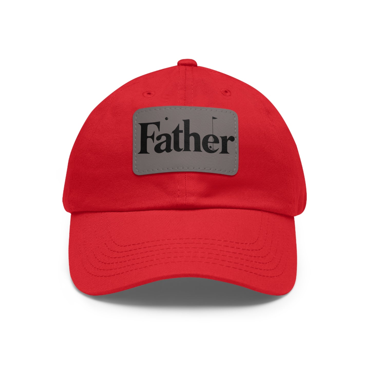Stylish Father Dad Hat with Leather Patch - Perfect Gift for Dads