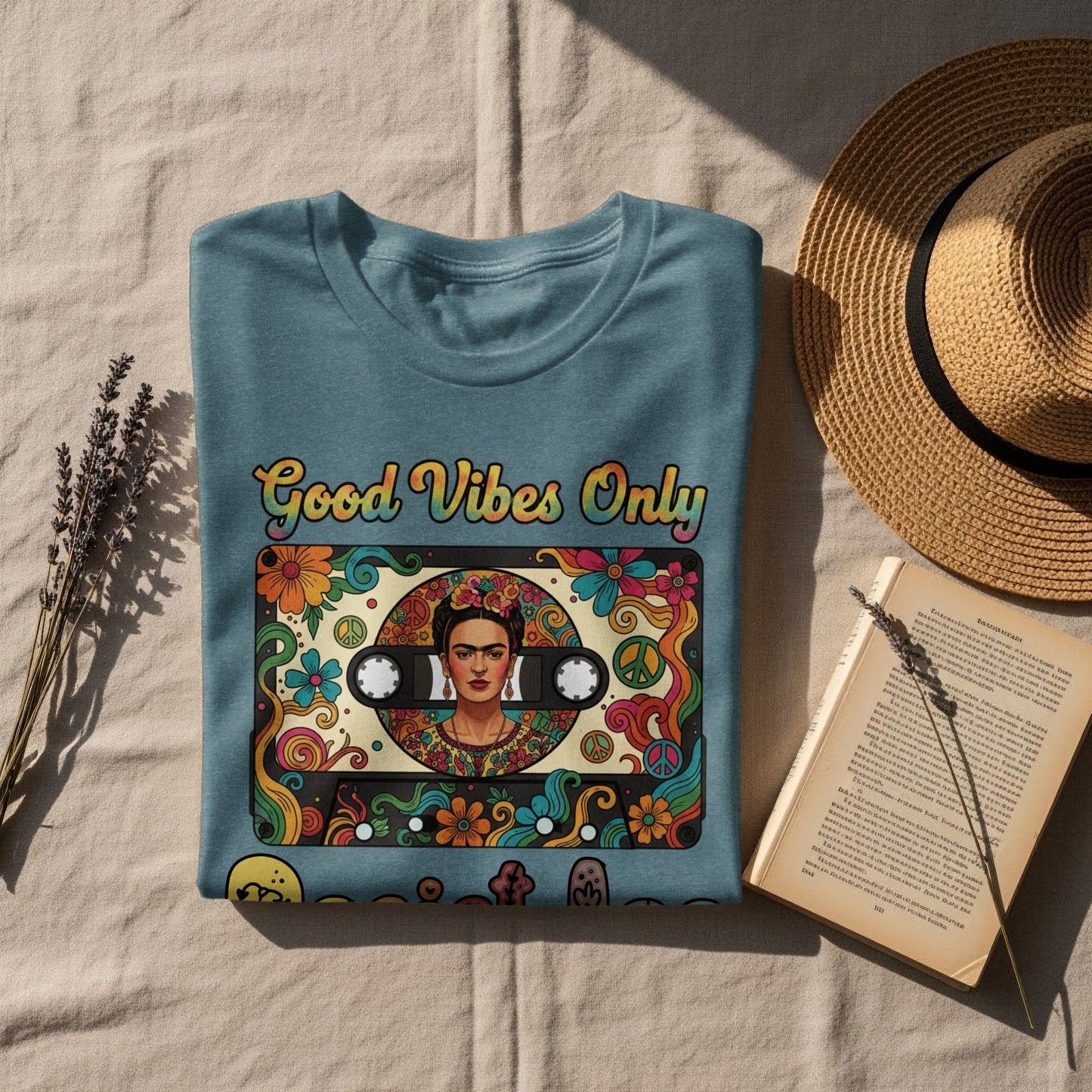 Good Vibes Only Colorful Design T-Shirt product