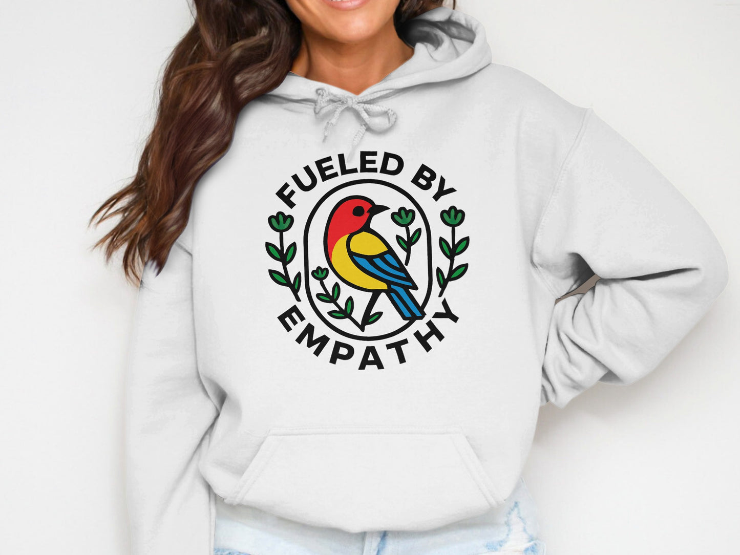 Fueled By Empathy Bird Graphic Hoodie Product type