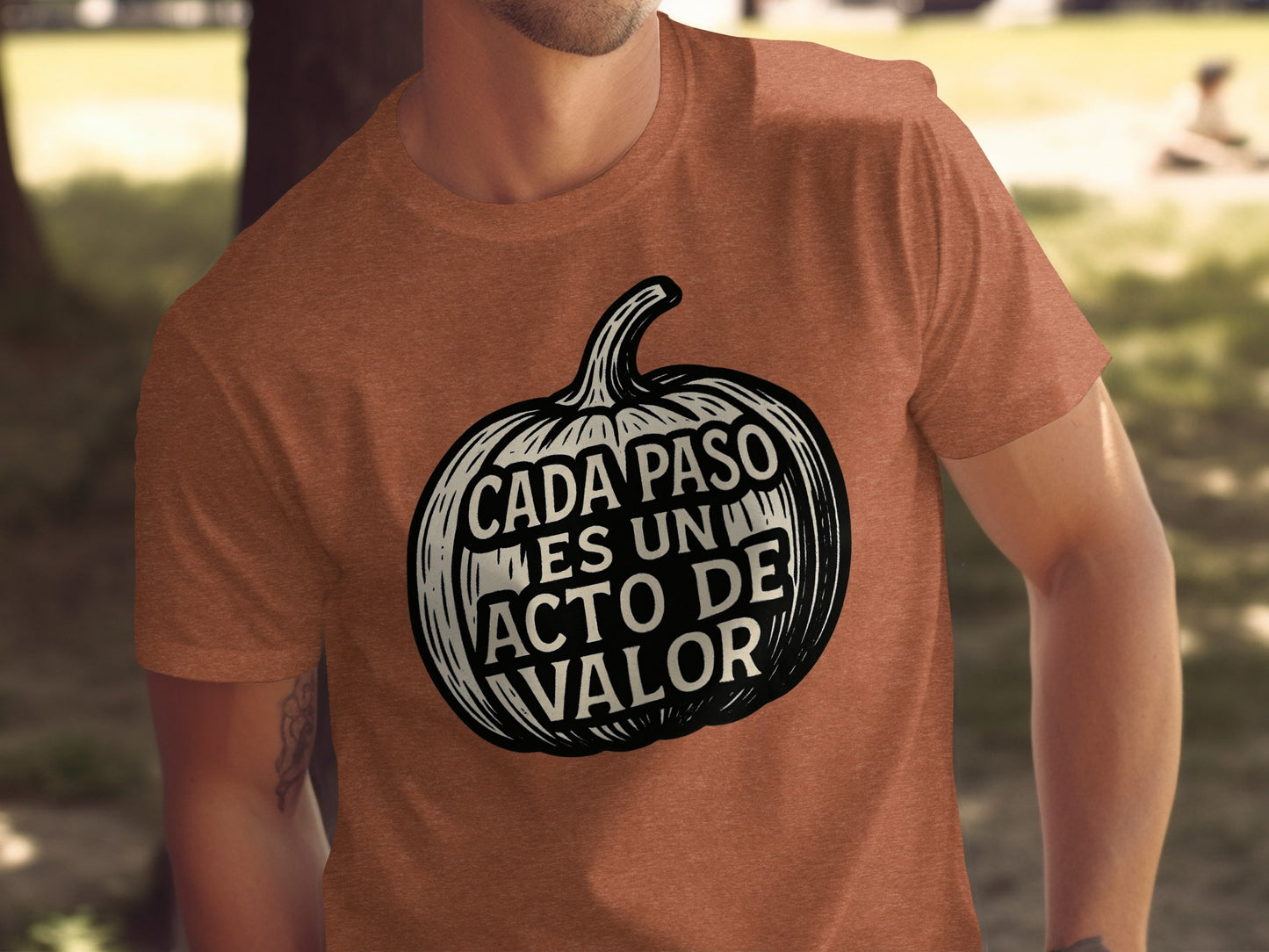 Cada Paso Es Un Acto De Valor Pumpkin T-Shirt Product