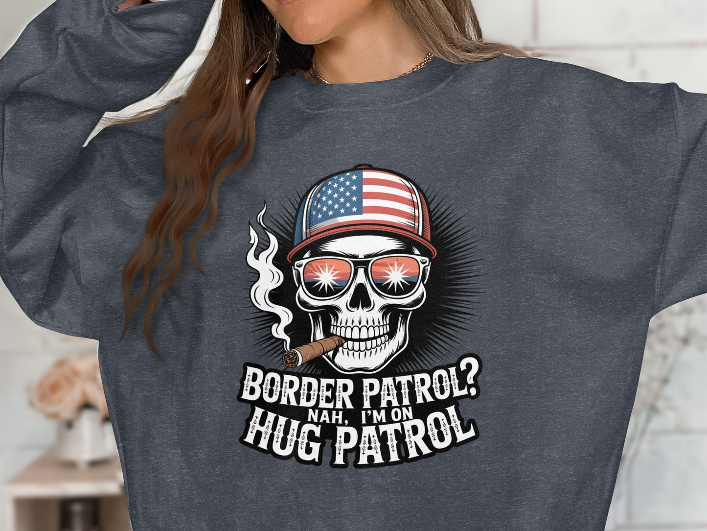 Border Patrol Nah I'm On Hug Patrol Shirt product
