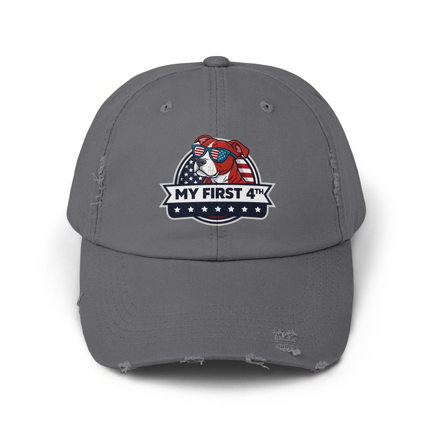 Patriotic My First 4th Embroidered Cap Hat product type