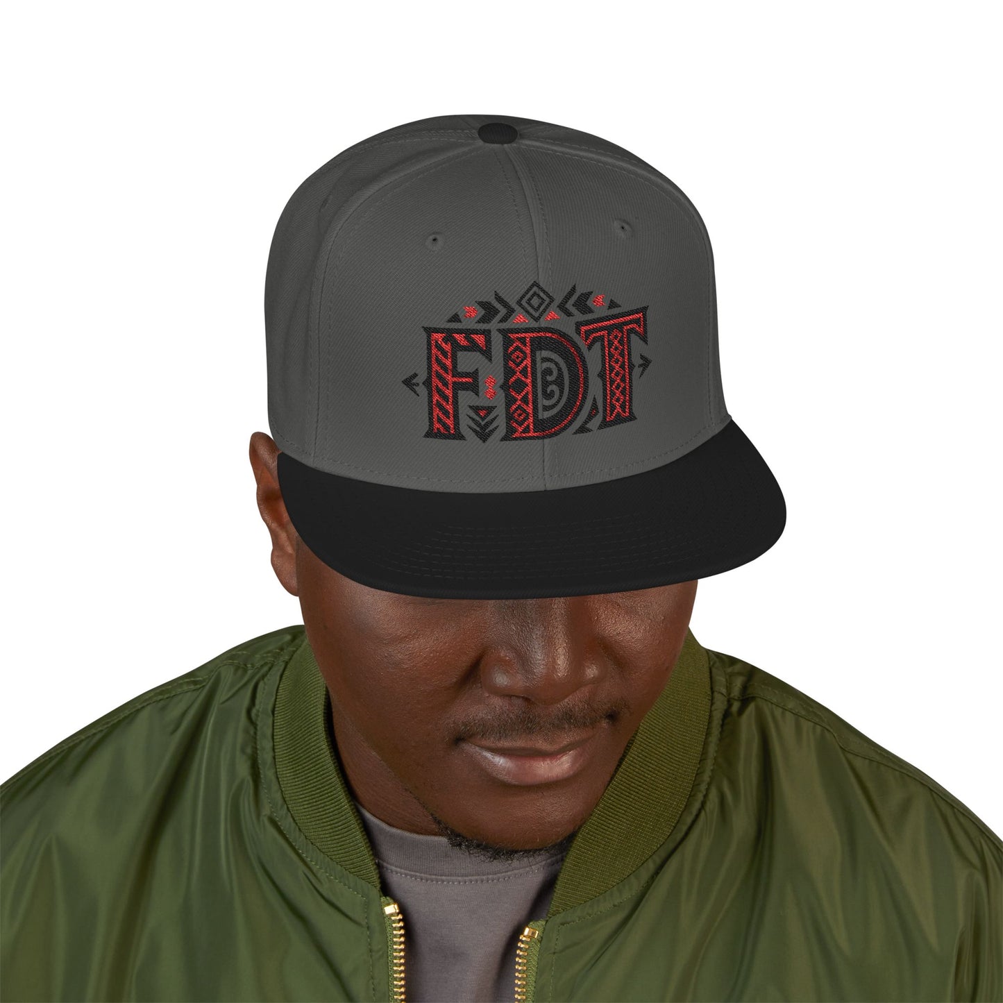 FDT Chinga Tu MAGA Embroidered Snapback Cap, Stylish Adjustable Hat, Gift for Dads, Streetwear Accessory, Trendy Headwear for All Occasions