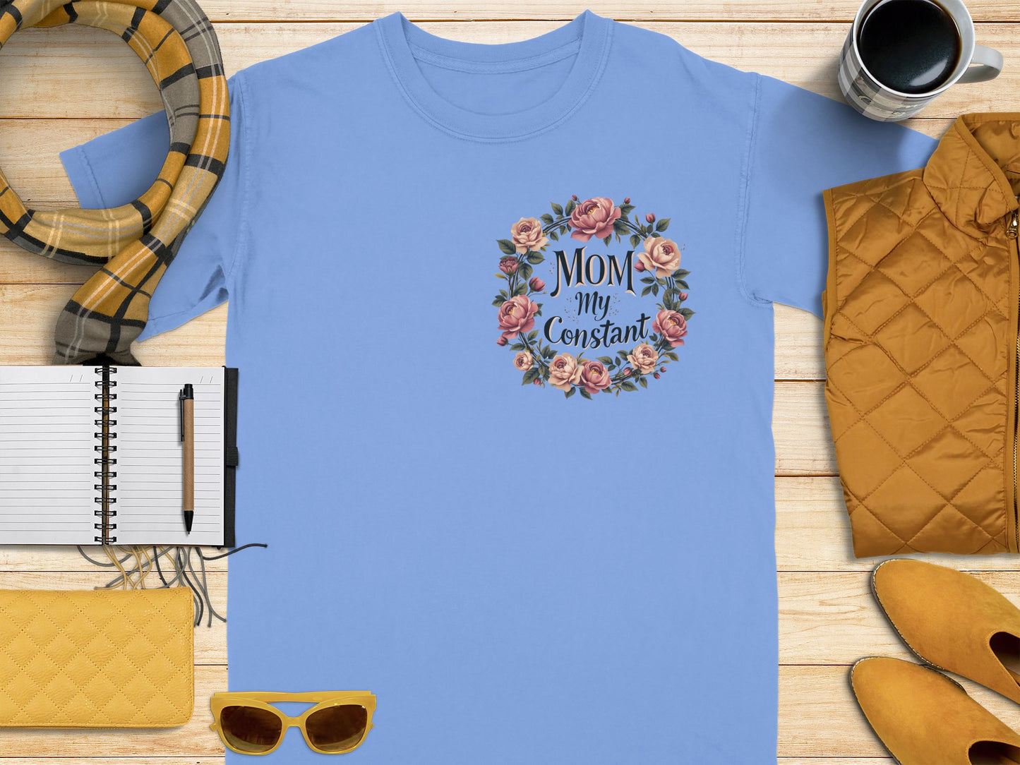 Mom My Constant Floral Design Graphic Shirt product