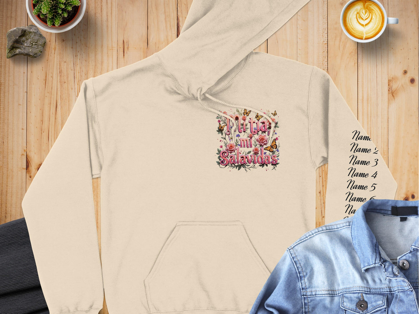 Unique Tulips and Sunsets Graphic Hoodie product type