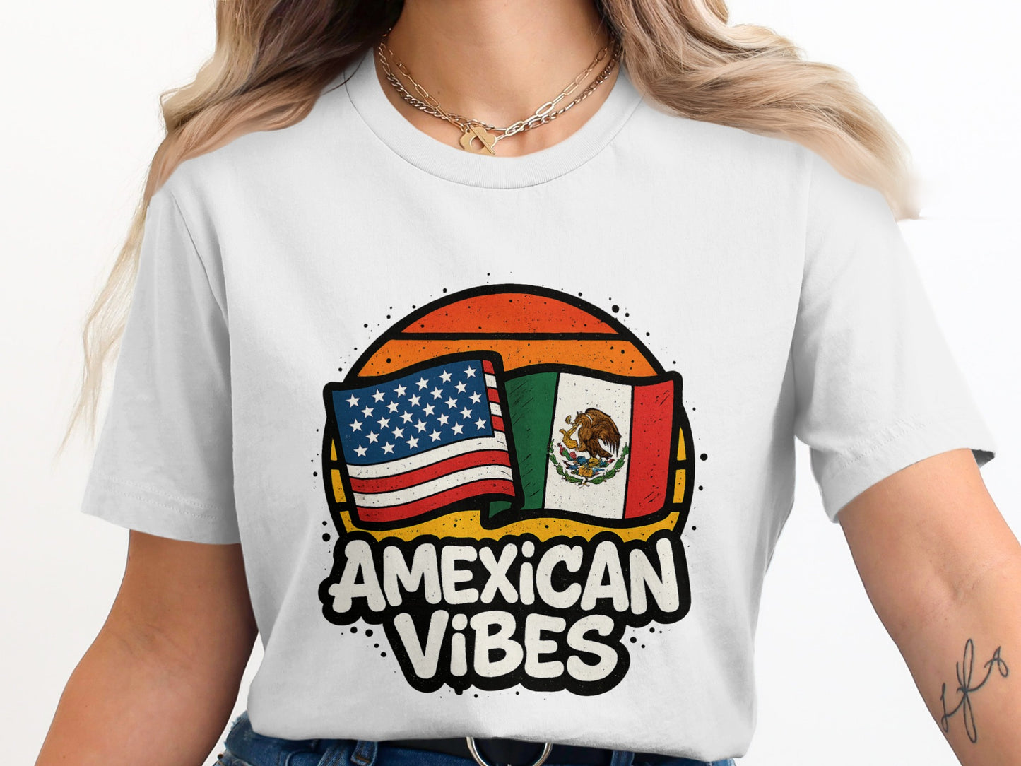 Amexican Vibes Graphic T-Shirt Casual Wear product type