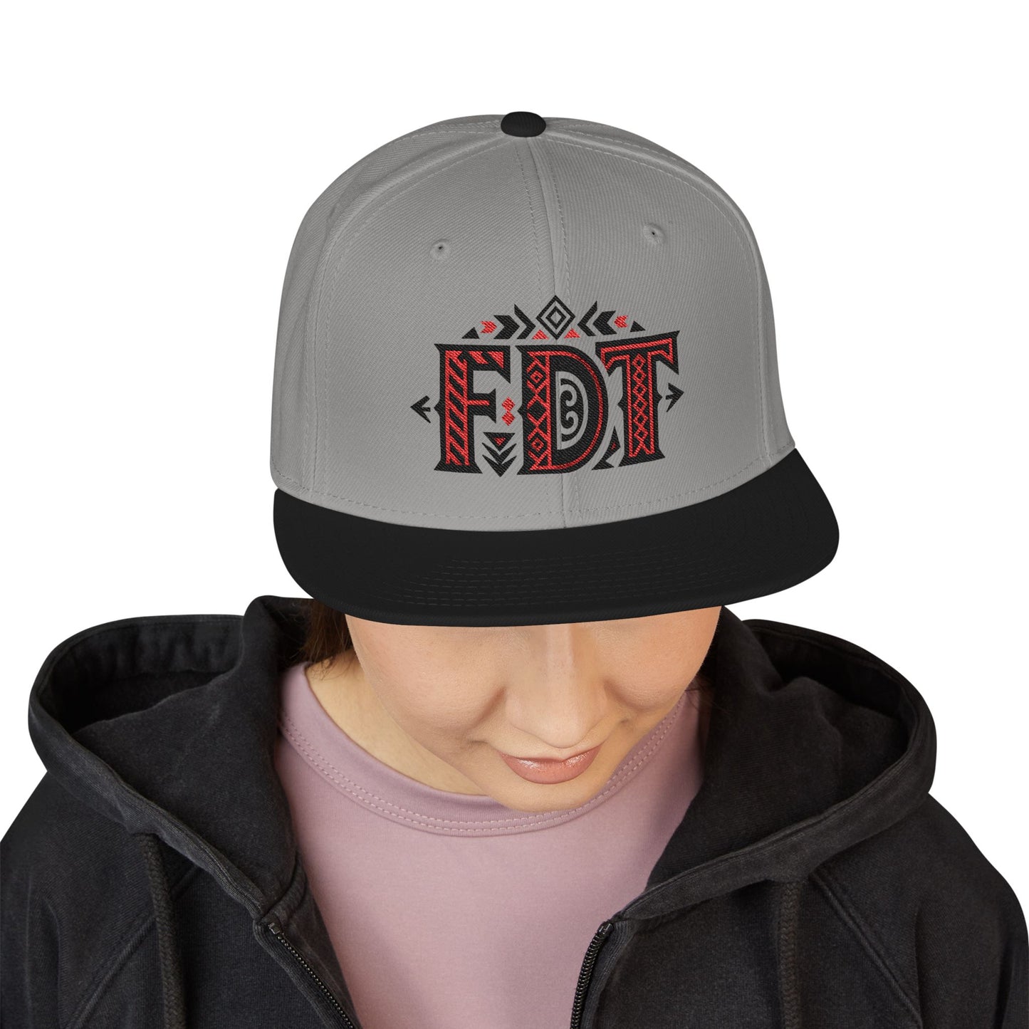 FDT Chinga Tu MAGA Embroidered Snapback Cap, Stylish Adjustable Hat, Gift for Dads, Streetwear Accessory, Trendy Headwear for All Occasions