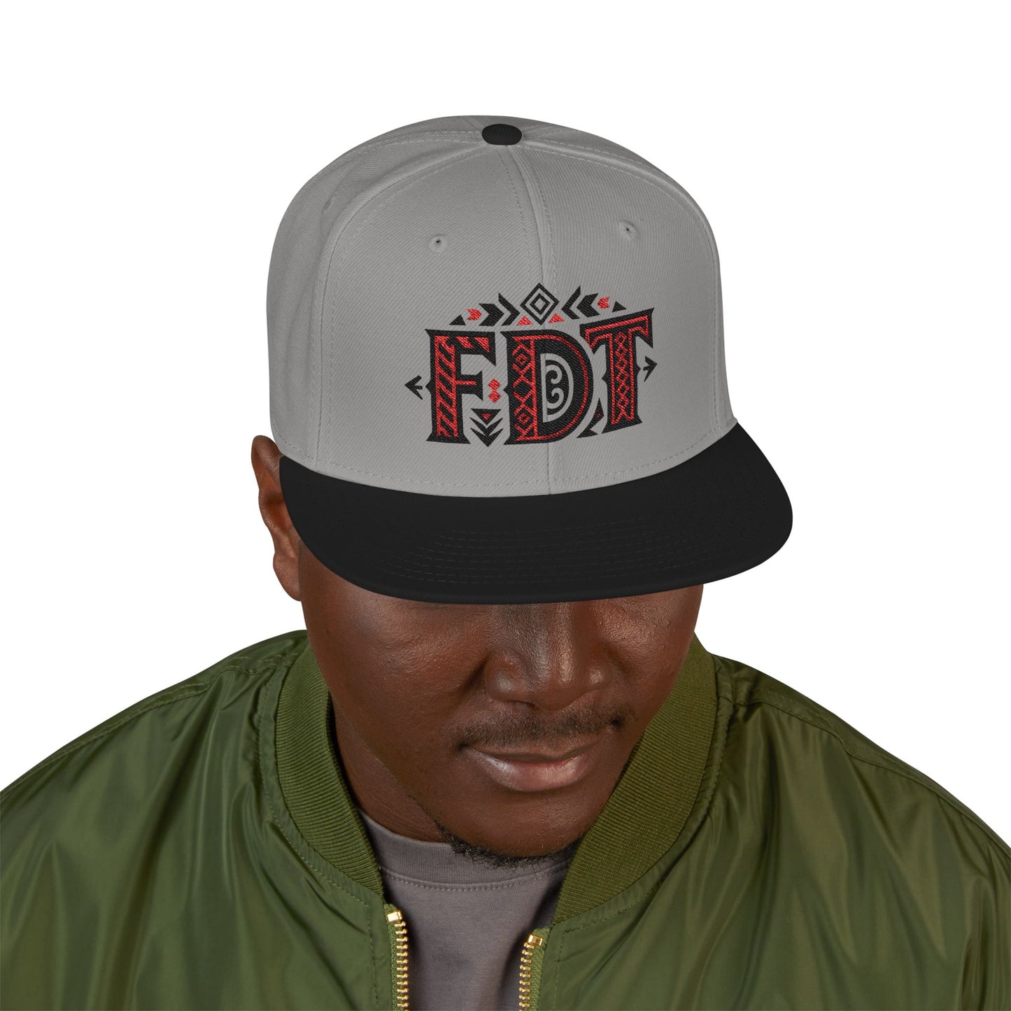 FDT Chinga Tu MAGA Embroidered Snapback Cap, Stylish Adjustable Hat, Gift for Dads, Streetwear Accessory, Trendy Headwear for All Occasions