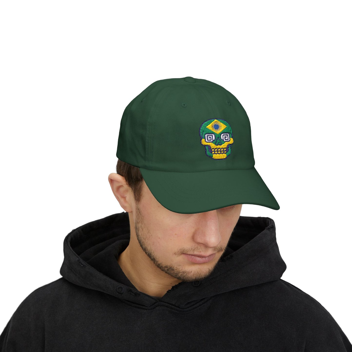 Colorful Skull Classic Dad Cap - Trendy Summer Hat for Music Festivals, Beach Days, Casual Outings, Unique Gift for Him, Adjustable Snapback