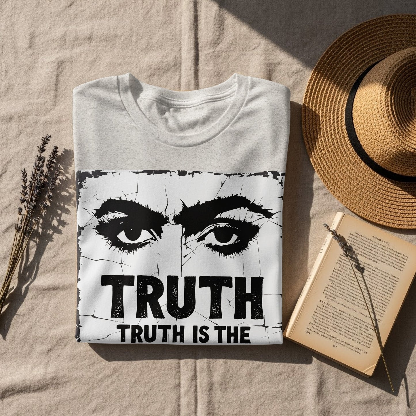 Truth is the Truth Eyes Graphic Tee Shirt product