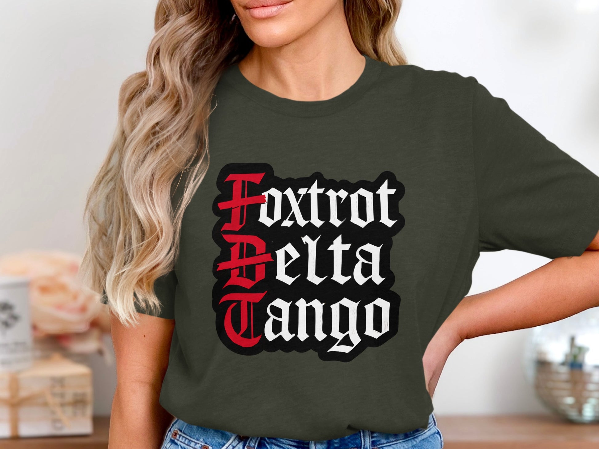 Foxtrot Delta Tango Graphic T-Shirt Casual Product