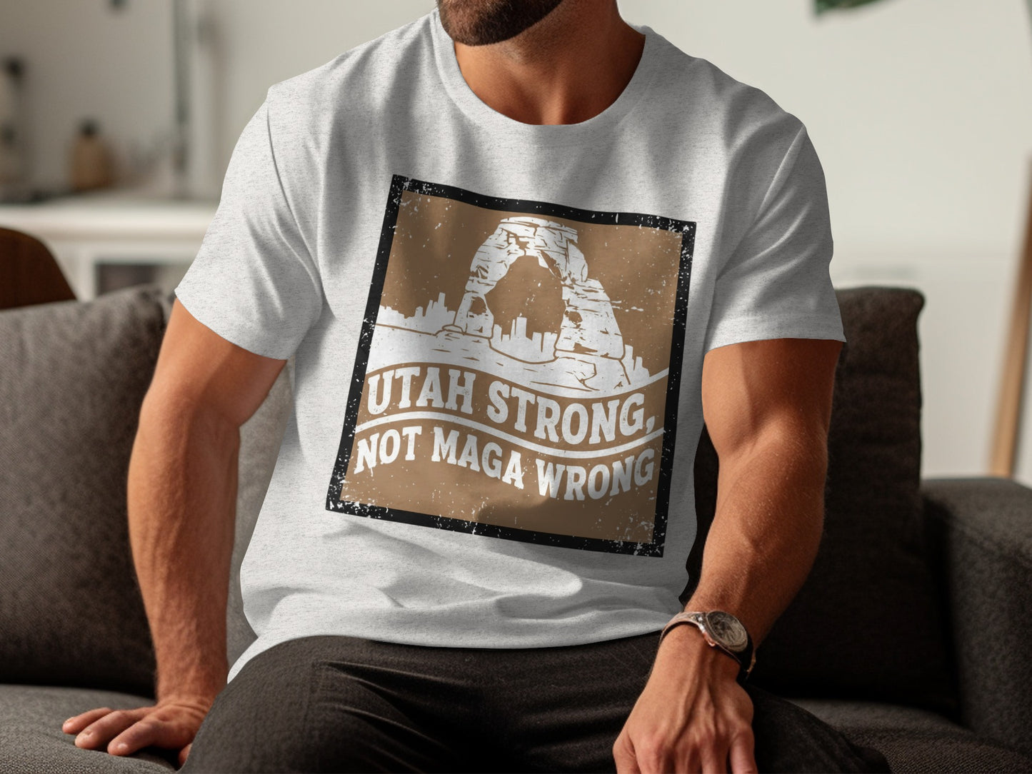 Utah Strong Not Maga Wrong Statement T-Shirt product type