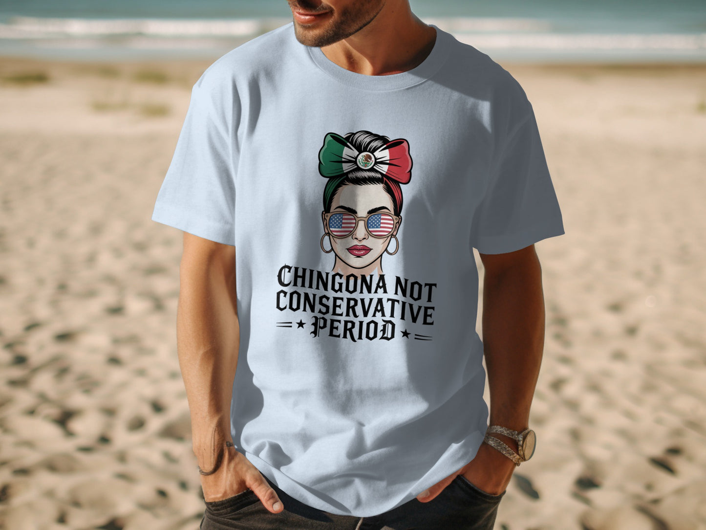 Chingona Not Conservative Period Short Sleeve Shirt Product