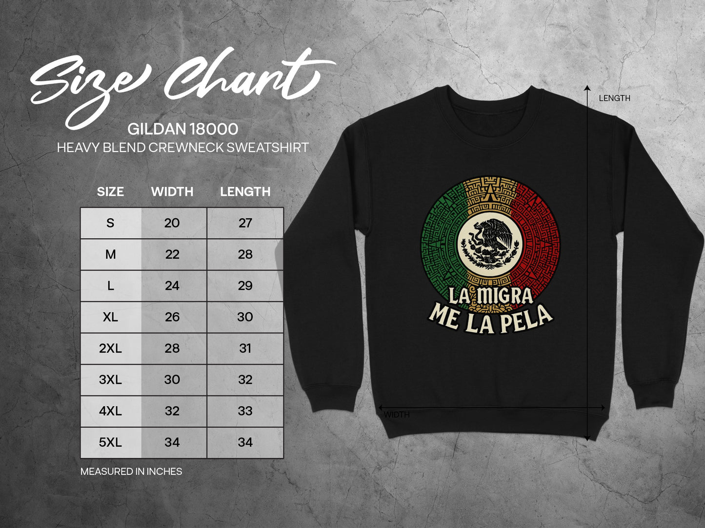 La Migra Me La Pela Crewneck Sweatshirt product