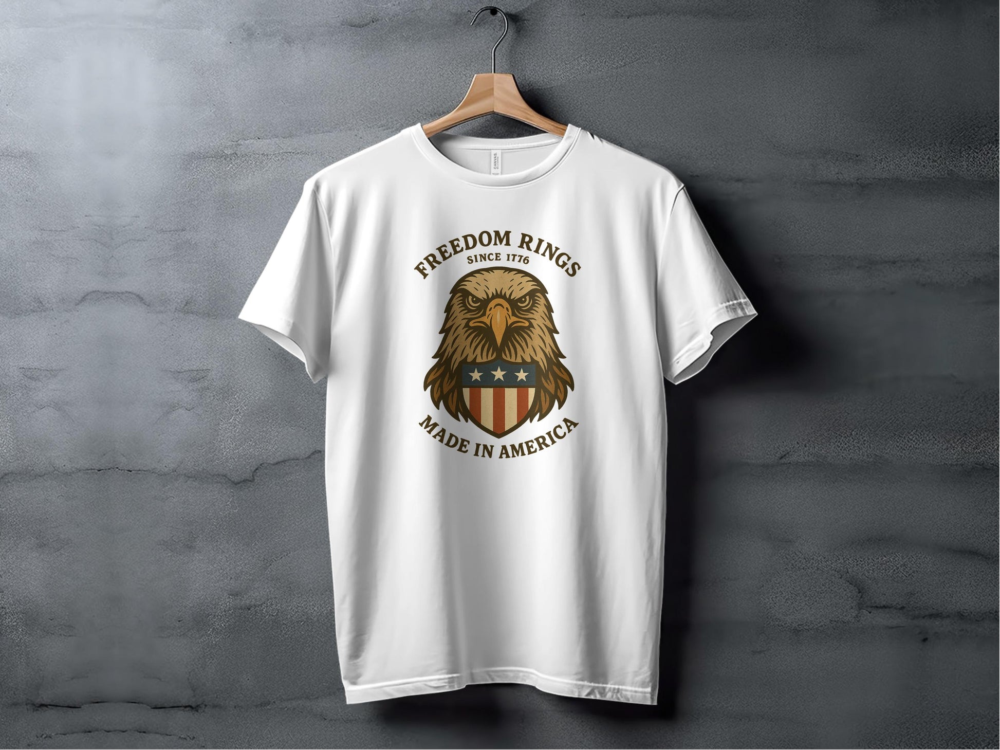 Freedom Rings Made in America T-shirt product type