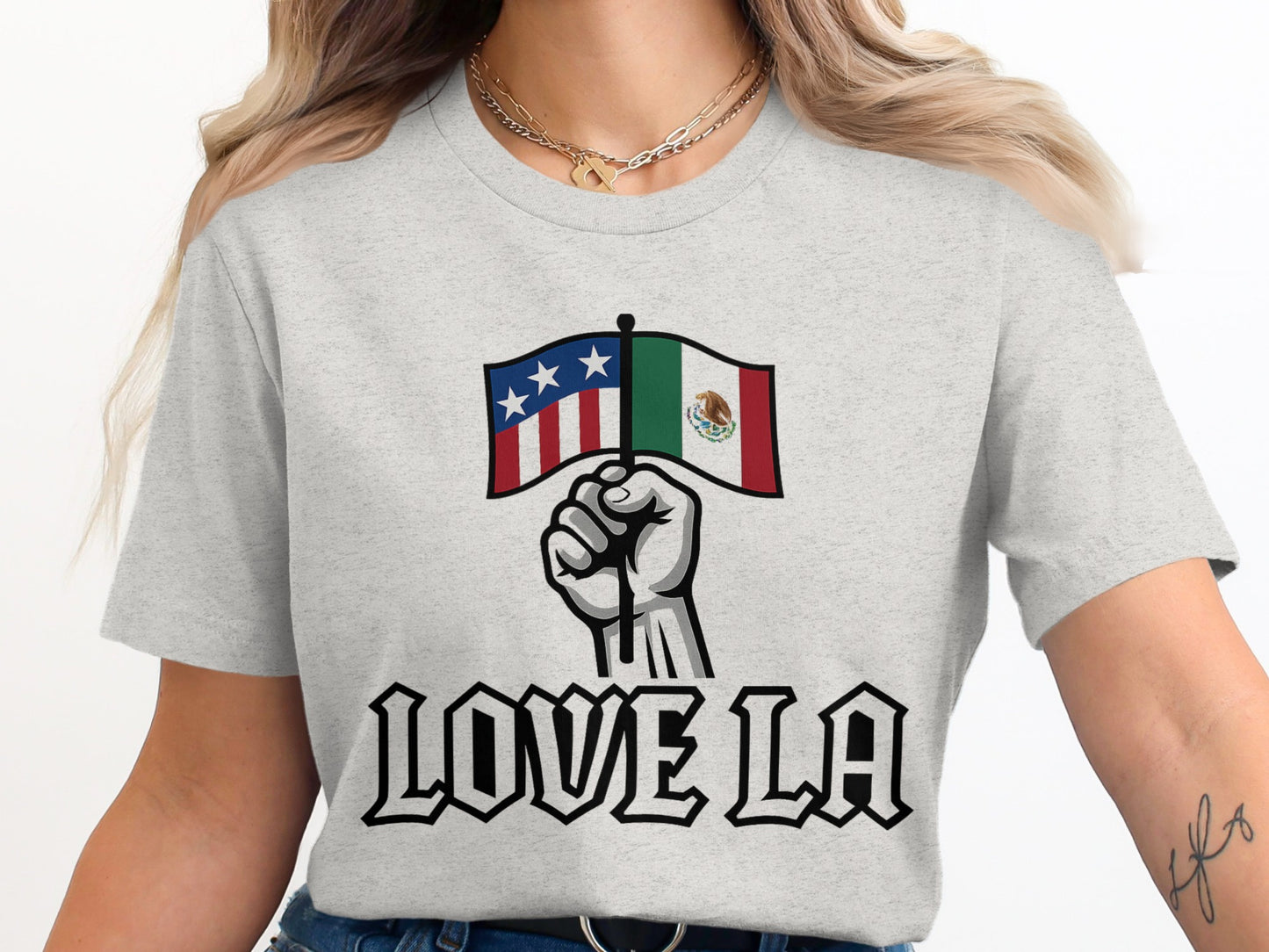 Love LA Graphic T-Shirt for Unisex Stylish product type