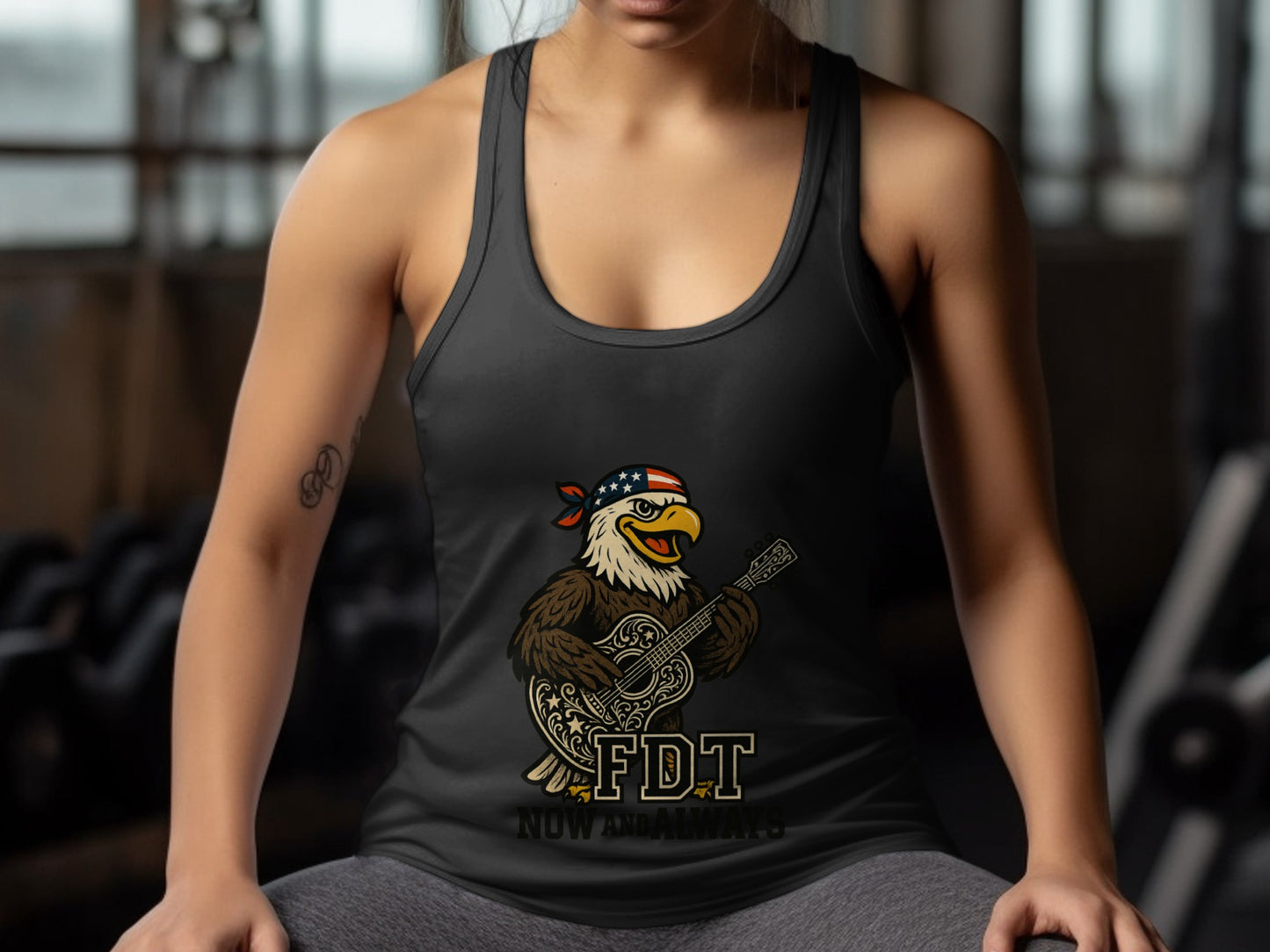 FDT Now Available Unique Patriotic Eagle Tank Top product