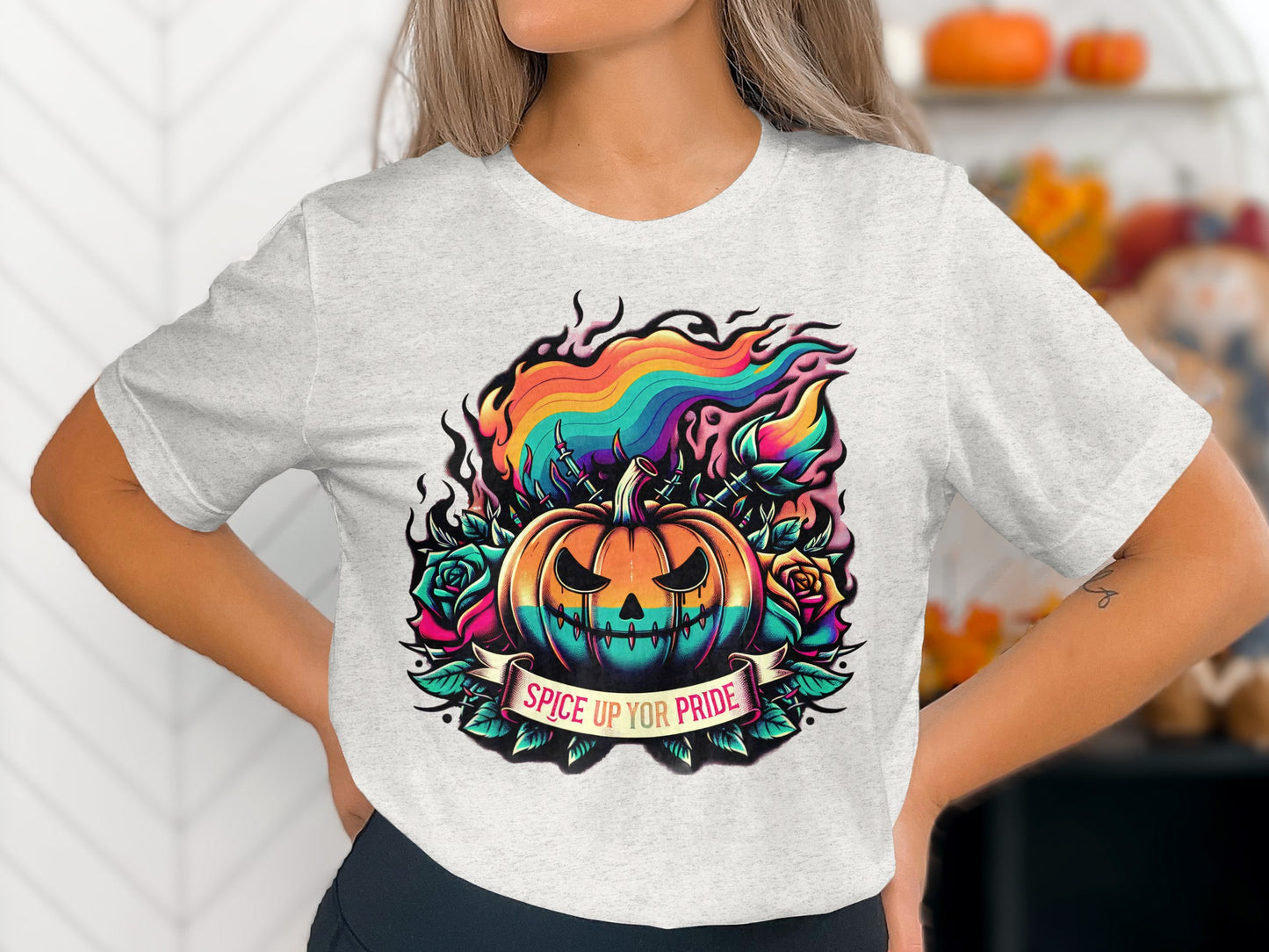 Spice Up Your Pride Pumpkin Halloween T-shirt product type