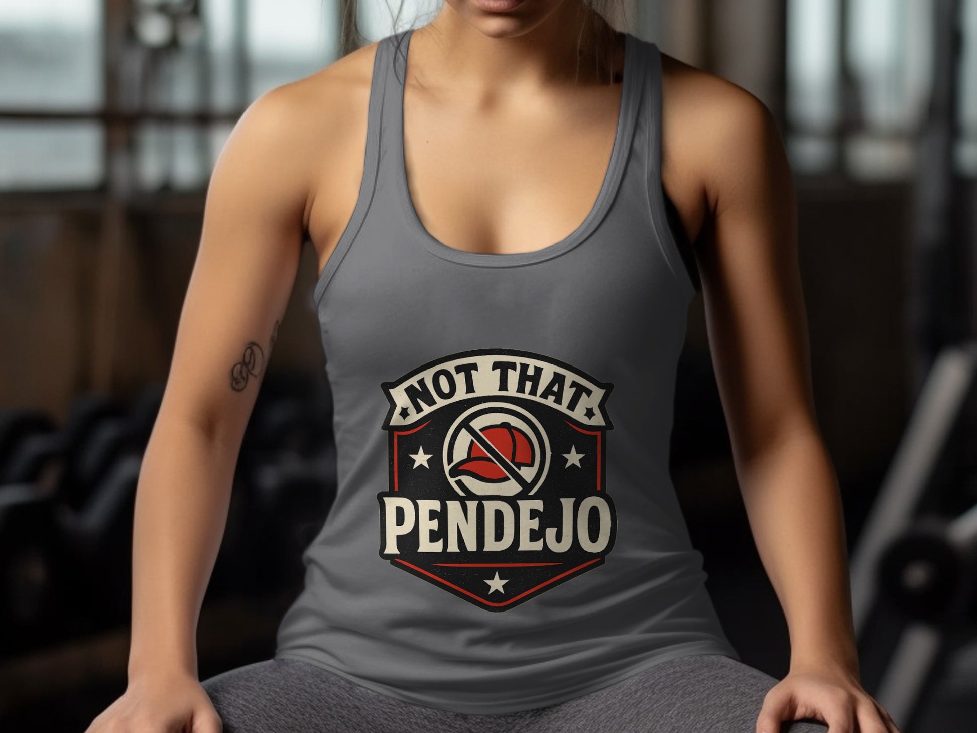 Not That Pendejo Graphic Workout Tank Top product