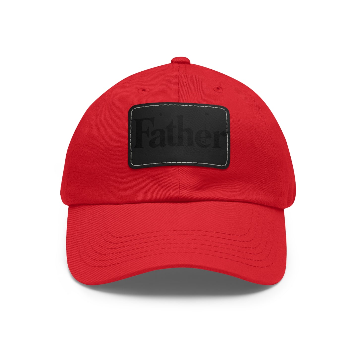 Stylish Father Dad Hat with Leather Patch - Perfect Gift for Dads