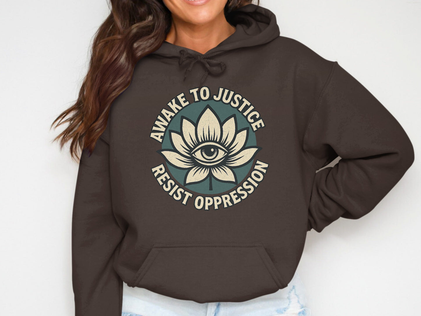 Awake to Justice Resist Oppression Hoodie product