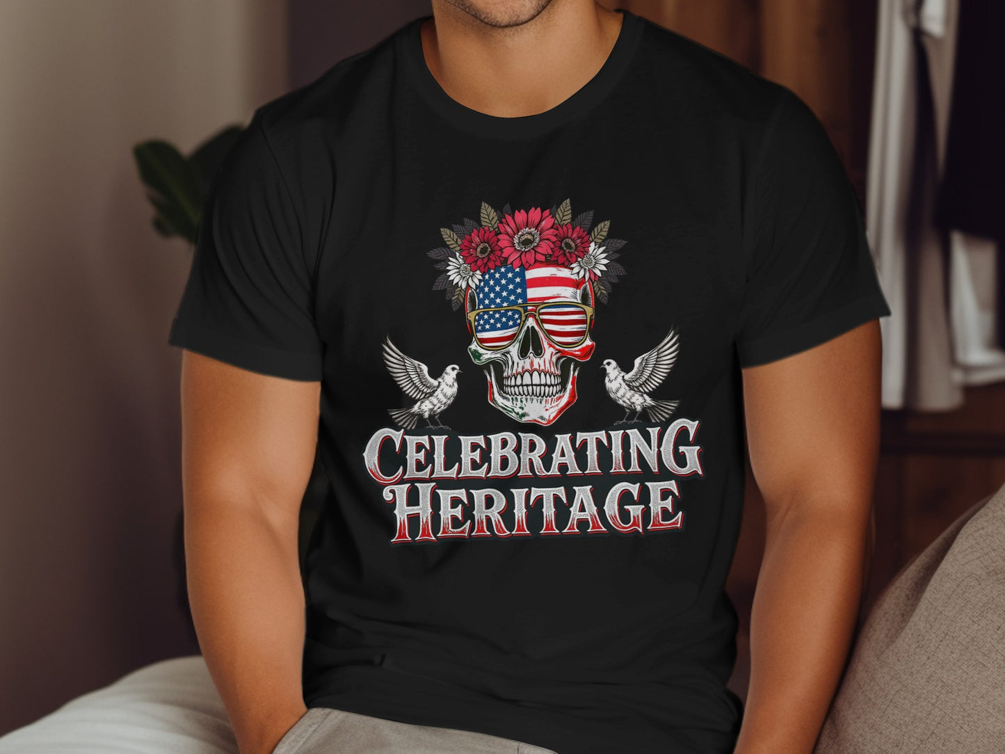 Celebrating Heritage Skull Graphic T-Shirt product