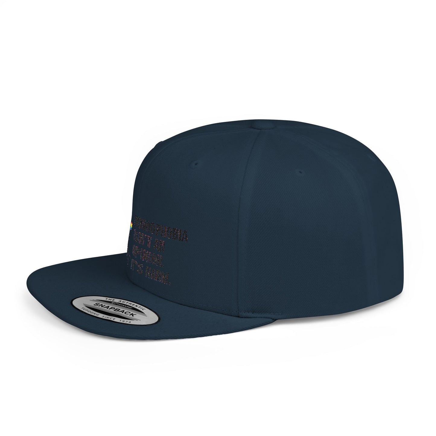 Frida Kahlo-Inspired Flat Bill Snapback Hat | LGBTQ+ Pride Apparel, Statement Cap, Fashion Accessory, Gift for Activists, Casual Wear
