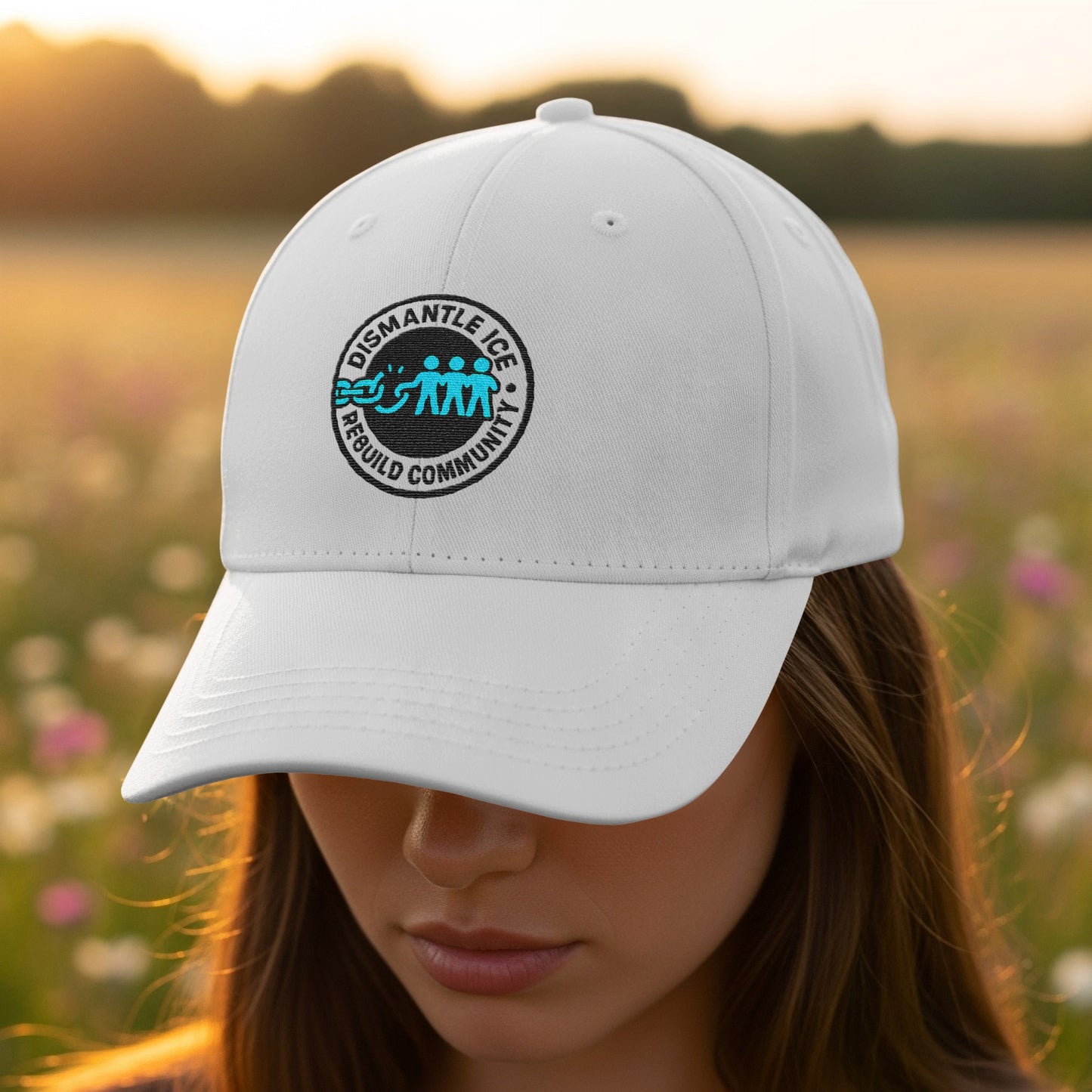 Dismantle ICE Rebuild Community Embroidered Hat product