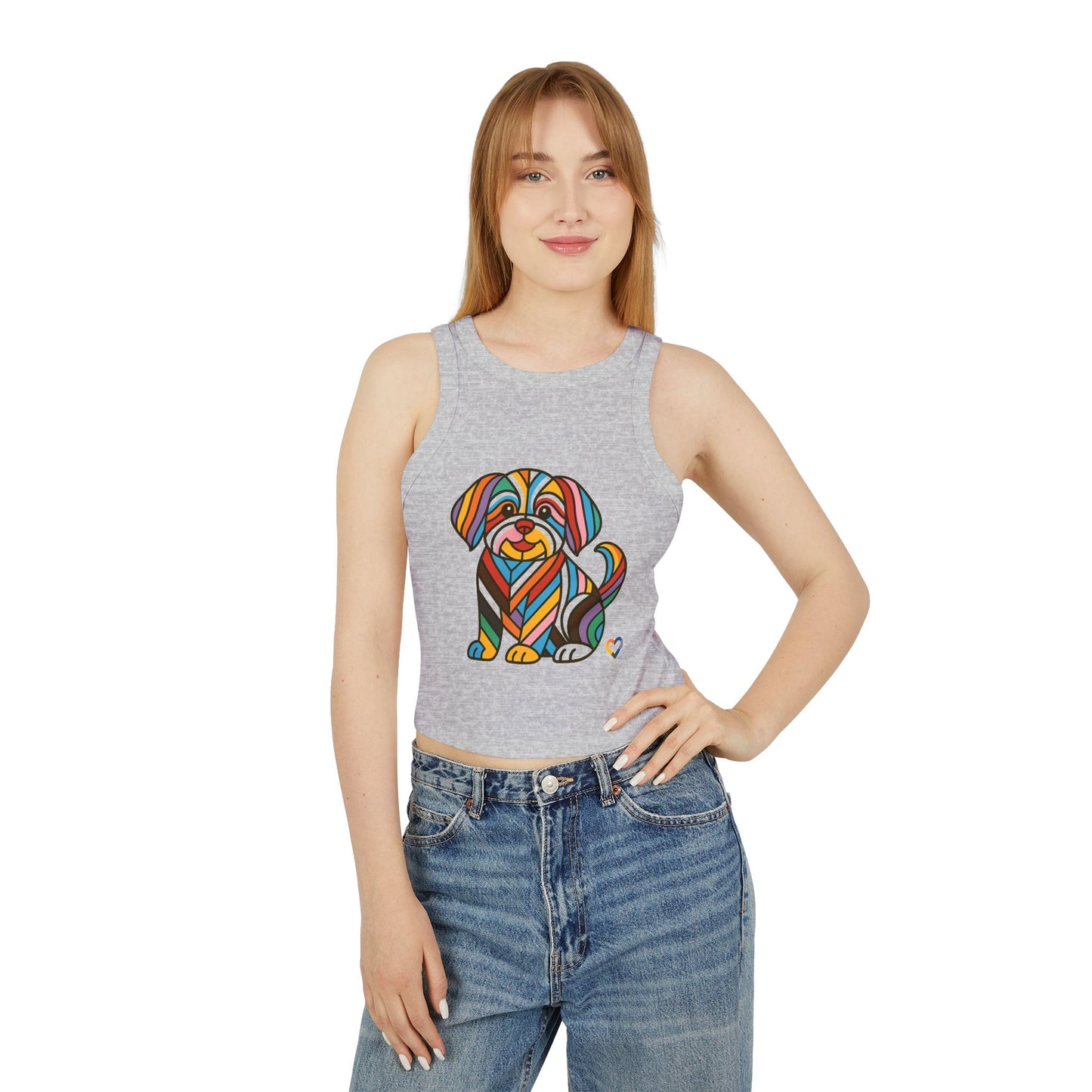 Women's Micro Rib Racer Tank Top