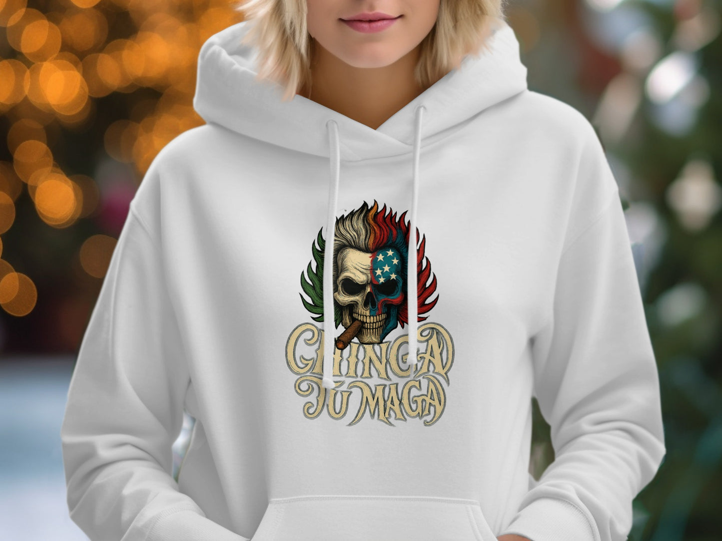 Unique Design Artistic Skull Unisex Hoodie product