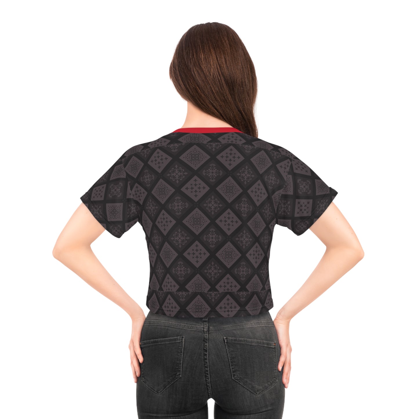 Chinga Tu maga, Chic Graphic Crop Tee, Edgy Streetwear, Perfect for Festivals, Casual Outfits