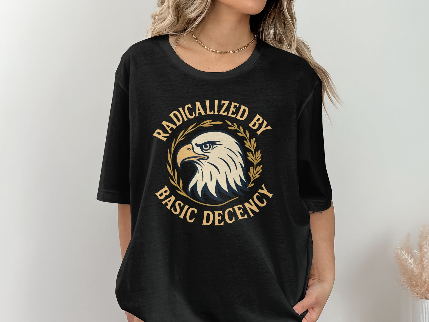 Radicalized By Basic Decency Graphic T-Shirt product